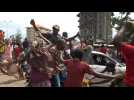 Guinée: scènes de liesse à Conakry après un coup d'Etat contre le président Condé