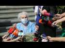 111-year-old woman leaves Tbilisi hospital after overcoming covid