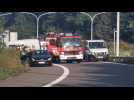 Accident sur la A54 entre deux camionnettes le 7 septembre 2021