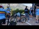 Mondial de cyclisme : session d'entraînement de l'équipe belge
