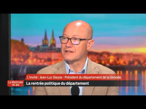 La Matinale | L'invité | Jean-Luc Gleyze, président du Département de la Gironde