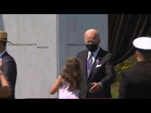 Biden arrives in Shanksville for 9/11 ceremony on Memorial Plaza