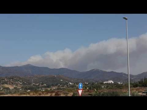 Wildfire in Málaga