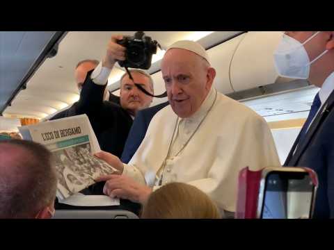 Pope happy to be travelling again