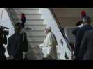 Pope takes off from Italy for whirlwind visit to Hungary, Slovakia - Label : AFPTV - First images - Category : News