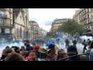 Clashes break out at Paris protest against 'health pass'