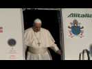 Pope Francis arrives in Hungary for whirlwind tour