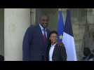 France: Olympic medalists arrive at the Élysée Palace