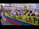 Colombians protest in Madrid against Duque's upcoming visit to Spain