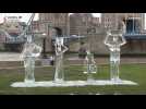 À Londres, des sculptures de glace pour rappeler l'urgence climatique