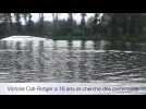 Victoire Coll-Rotger, pratique du wakeboard à Argoeuvres