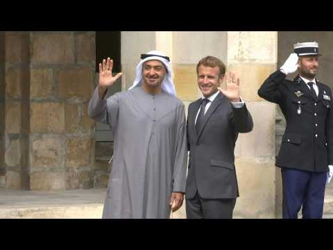 Macron welcomes key Gulf ally Abu Dhabi crown prince