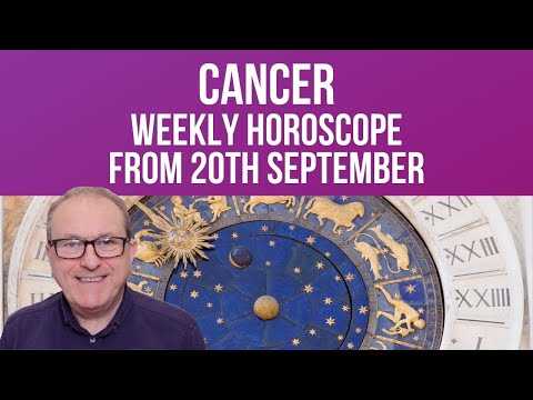 Cancer Weekly Horoscope from 20th September 2021
