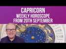 Capricorn Weekly Horoscope from 20th September 2021
