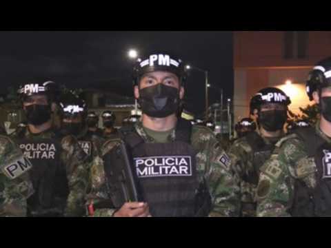 More than 350 military policemen deployed in Bogota to reinforce security