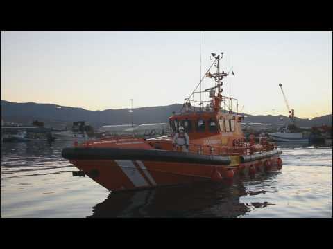 Fifteen occupants of a small boat, including a baby, rescued in Granada
