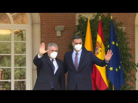 Colombian President Duque meets with Spanish Prime Minister Sanchez