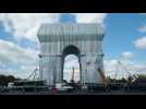 Arc de Triomphe: Paris monument wrapped in Christo art tribute