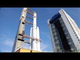 Chinese rolls out rocket for space station supply launch