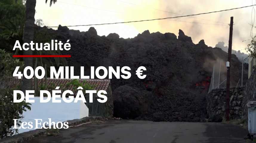 Illustration pour la vidéo Eruption aux Canaries : les dégâts s'accumulent, des gaz toxiques redoutés