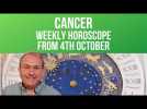 Cancer Weekly Horoscope from 4th October 2021