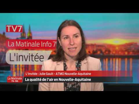 La Matinale | L'invitée | Julie Gault, chargée de communication ATMO Nouvelle-Aquitaine