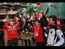 Ambiance avec les supporters rennais à Arnhem