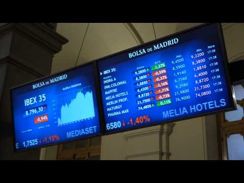 Spanish stock exchange closes session down 0.94 %