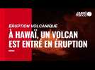 VIDÉO. Éruption d'un volcan à Hawaï : « Des jets de lave atteignent la hauteur d'un immeuble de cinq étages »