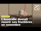 Covid-19: L'Australie va rouvrir ses frontières en novembre