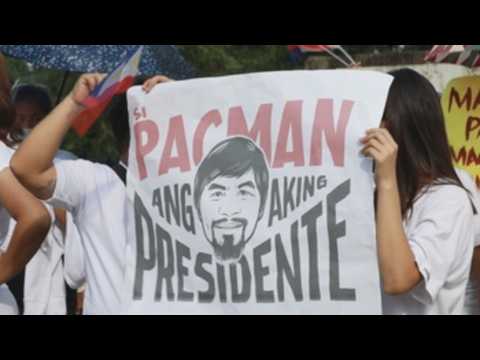 Manny Pacquiao officially joins Philippines' presidential race