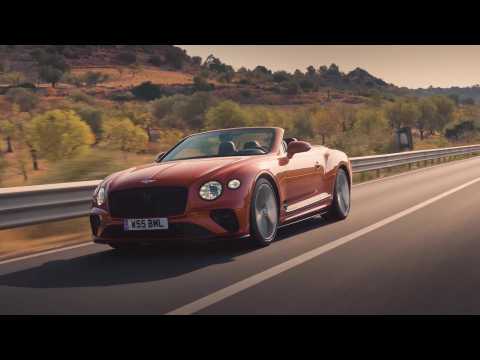 Bentley GT Speed Orange Flame Driving Video