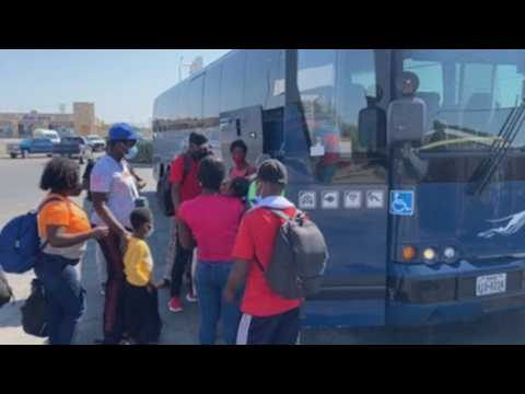 Haitian migrants ride the 'bus of hope' to find a better life in US