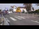 Passage des cyclistes du Grand Prix d'Isbergues