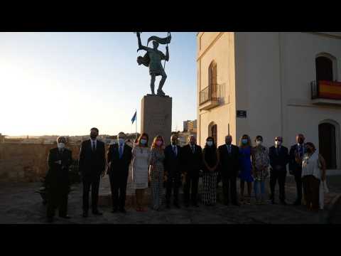 Covid-19 victims honored during Day of Melilla celebrations