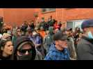 Australia: Protest in Melbourne against lockdowns - Label : AFPTV - First images - Category : News
