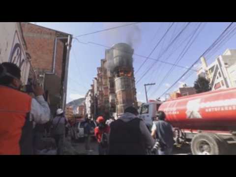 Bolivian police, coca growers clash again in La Paz