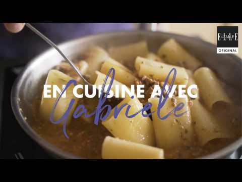 VIDEO : En cuisine avec : les pasta al rag de Gabriele Muti