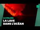 Canaries la lave du volcan Cumbre Vieja a atteint l'océan Atlantique
