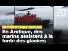 Réchauffement climatique: Des marins témoins de la fonte des glaciers