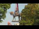 Etats-Unis: une statue du général Lee déboulonnée