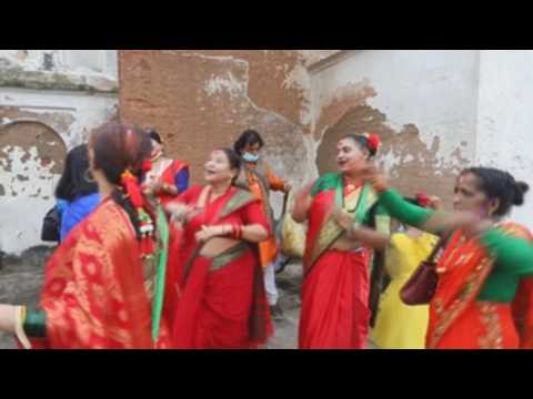 Women in Nepal celebrate Teej to wish husbands long, prosperous life