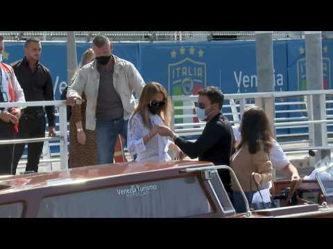 Jennifer Lopez and Ben Affleck arrive in Venice for Film Festival