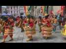 Bolivians join folkloric parade in honor of Morenada Dance in La Paz