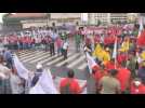 Unions in Panama march to demand decent wages, end to corruption