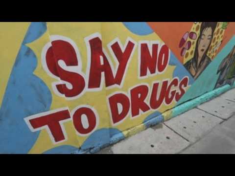 Indonesian village puts up anti-drug mural to raise awareness on drug abuse