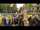 Barcelona demonstration denounces Carlos Puigdemont arrest in Sardinia