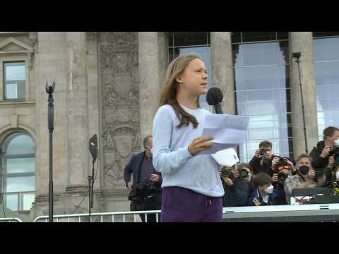 'No party' doing enough on climate: Thunberg at German rally