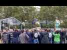Inauguration de l'esplanade Johnny Hallyday