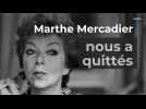 Marthe Mercadier, reine du théâtre de boulevard, est décédée